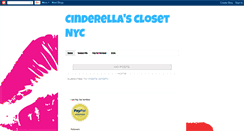 Desktop Screenshot of cinderellasclosetnyc.com